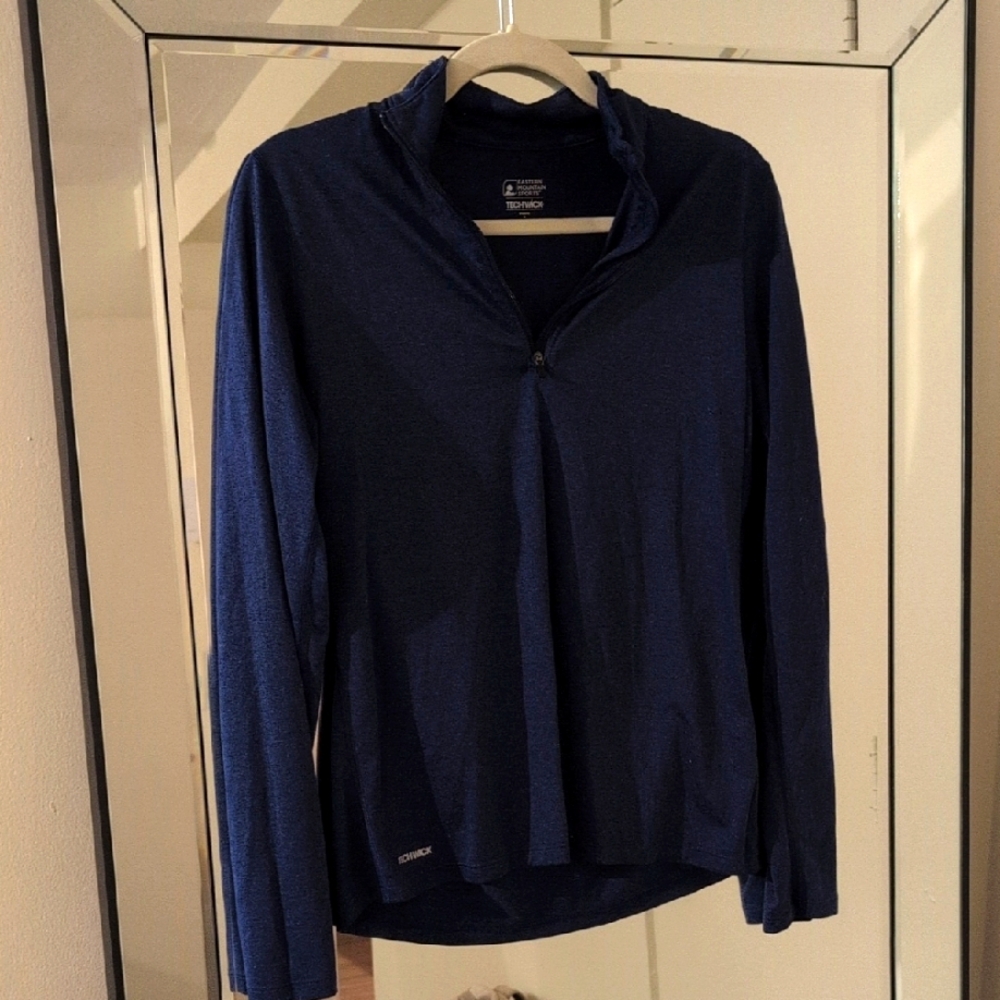 Eastern Mountain Sports Blue Techwick Pullover